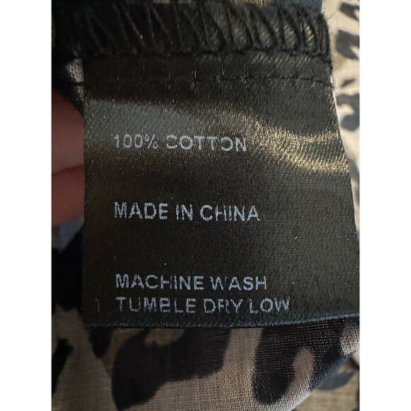 Cynthia Rowley Malta Kaftan Leopard Maxi Dress Size Medium NWT - Picture 14 of 16